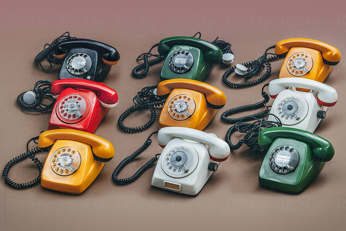 communication,phone,colorful,voice,vintage,sound,retro,business,different,
