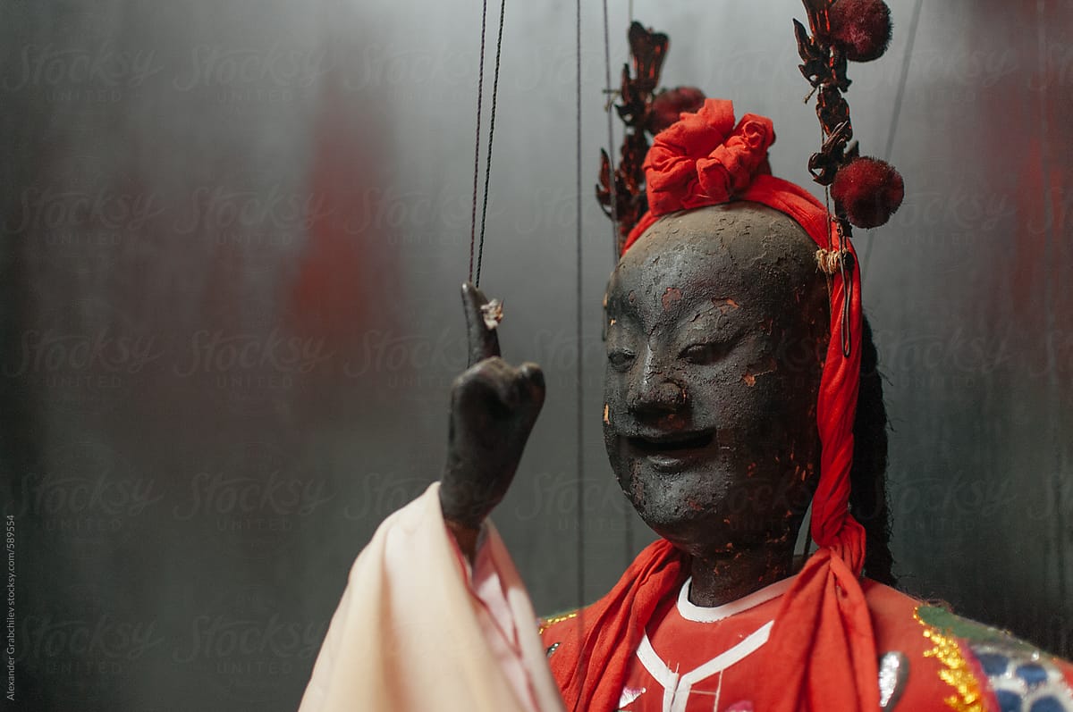 String Puppet At Chinese Temple