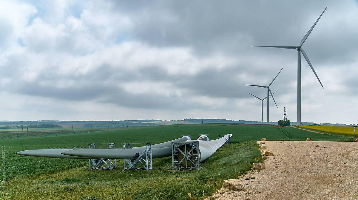 Renewable energy wind turbine blade parts