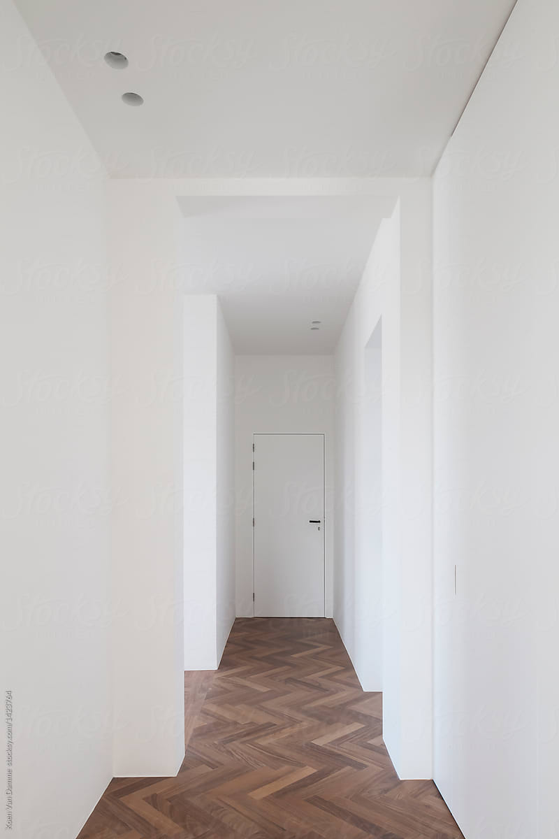 minimalist hallway