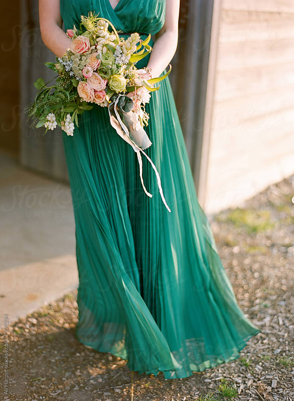 flowers with emerald green dress Emerald Green lace tulle formal Fancy dress for special occasion bridesmaid party wedding pageant birthday photoshoot Christmas