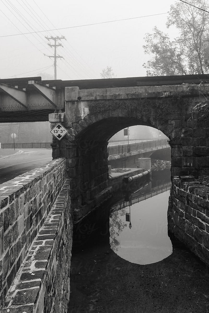 Canal and tracks in Ellicott City