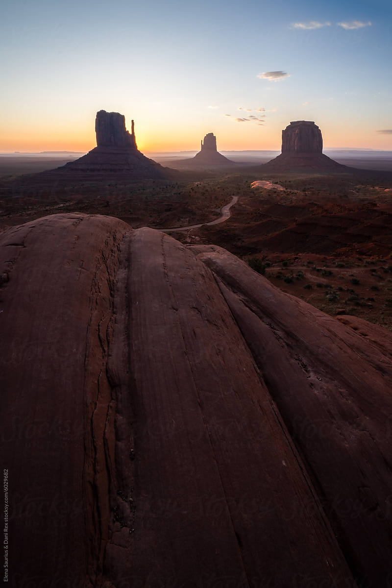 Monument Valley and rocks in Arizona