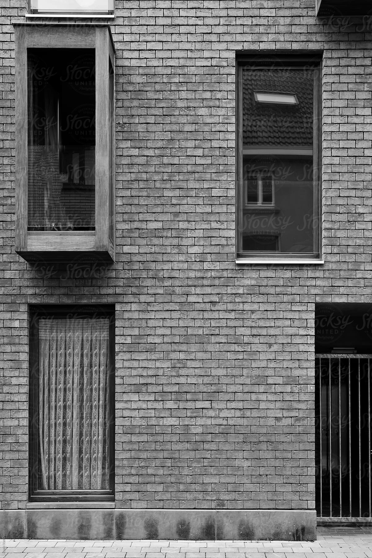 apartment building / windows