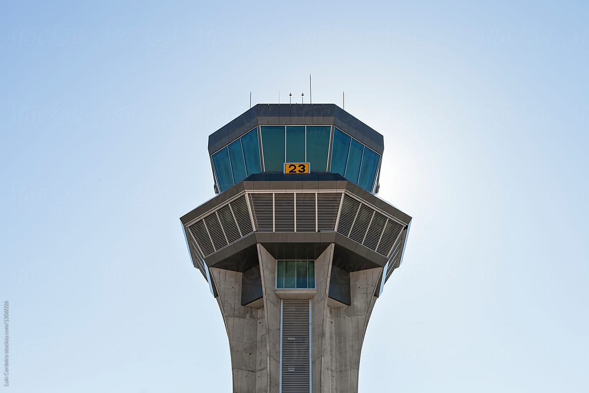 Air Traffic Control Tower Against Sky