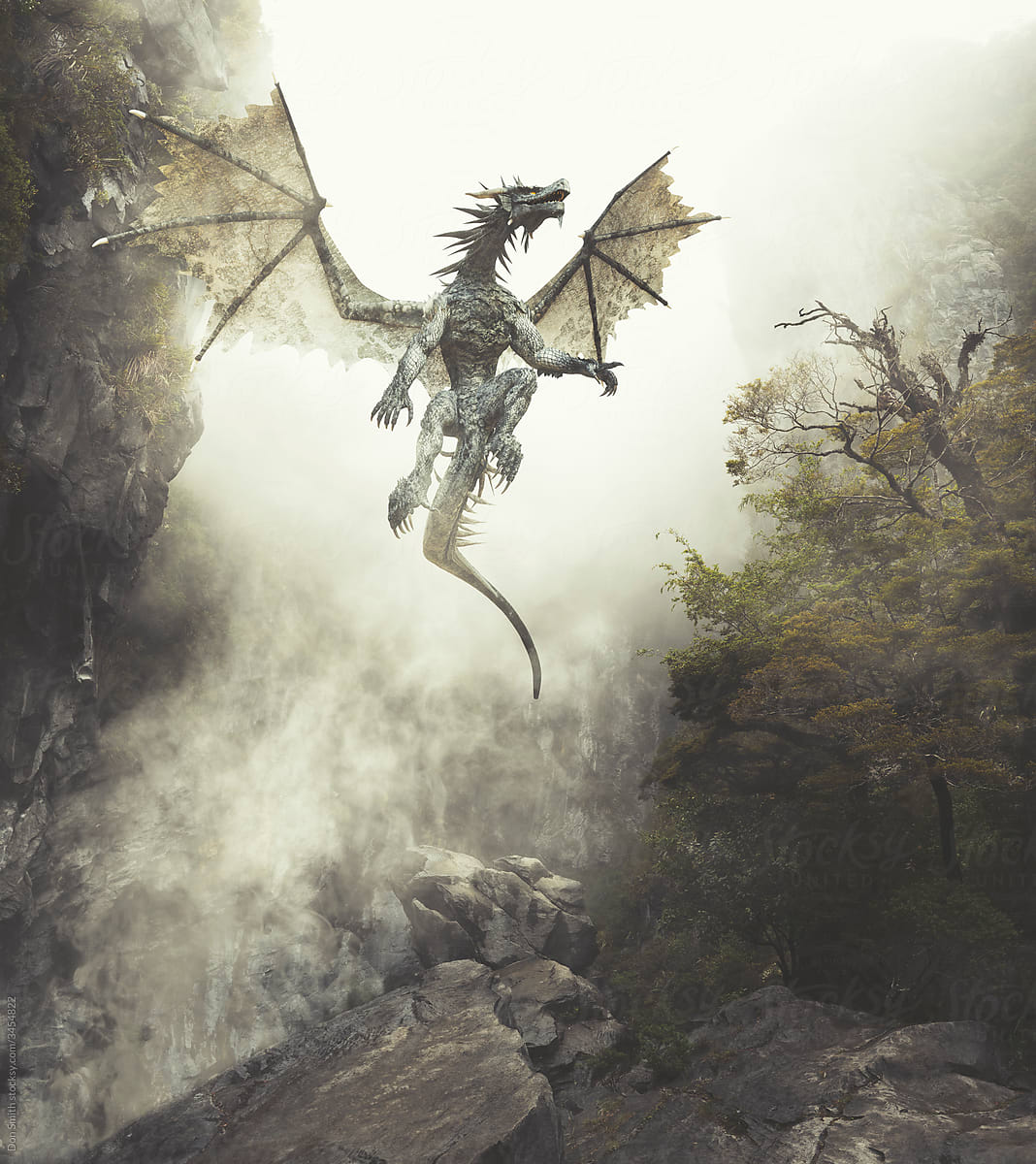 skyrim dragon flying