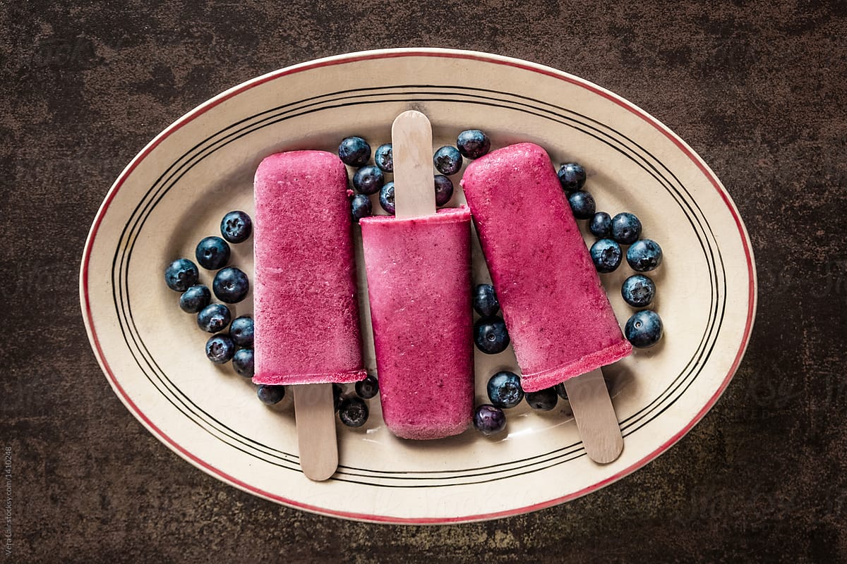 Iced popsicles