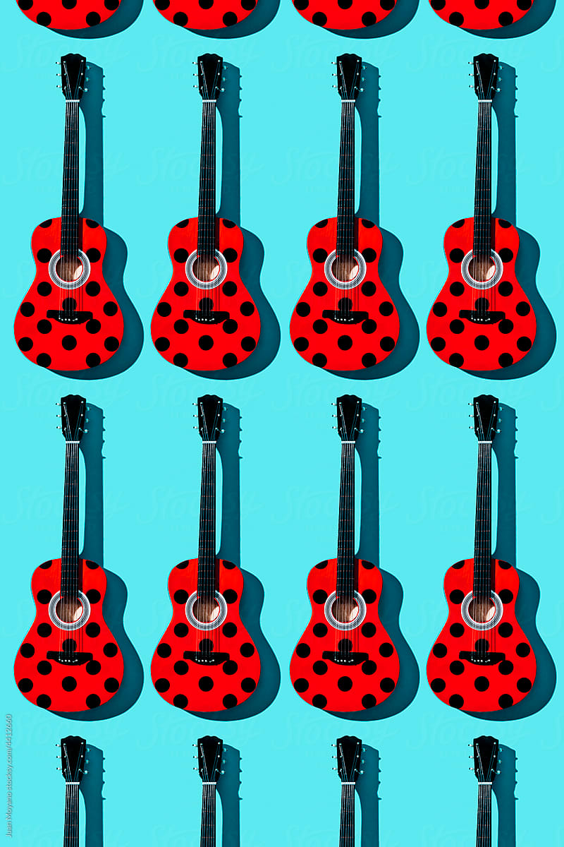 flamenco guitars mosaic