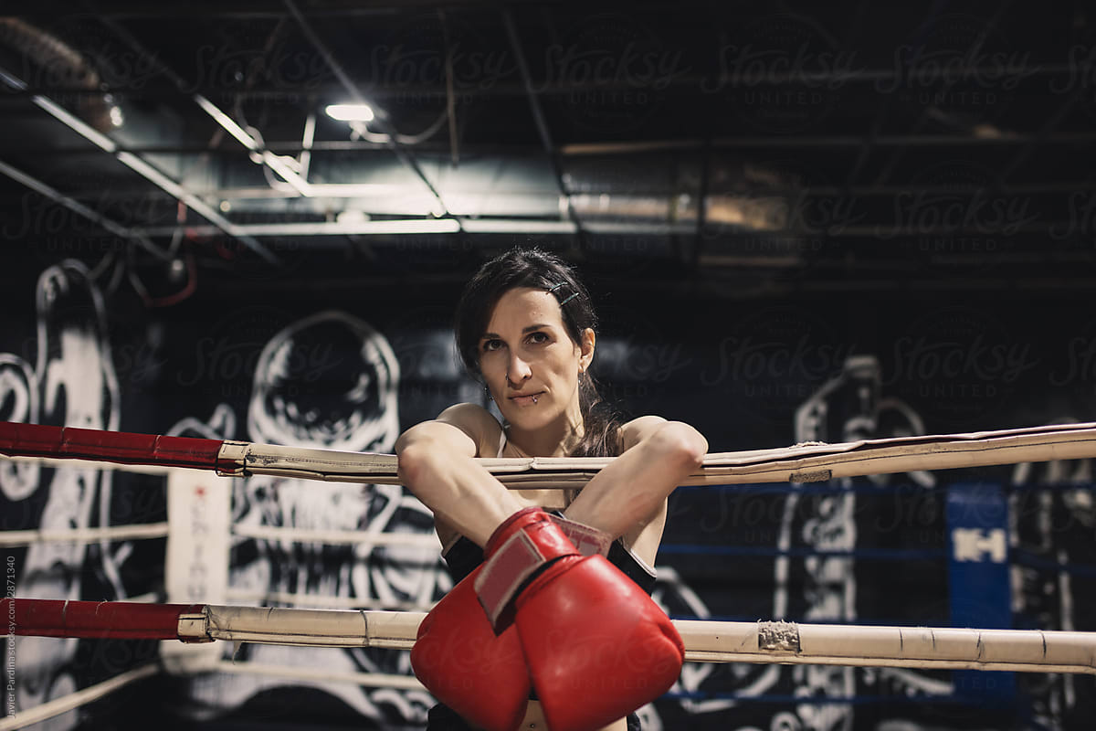 Trainning At Boxing Ring By Stocksy Contributor Javier Pardina Stocksy