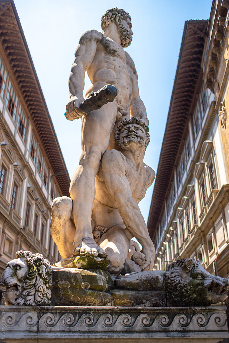Hercules And Cacus Sculpture In Florence
