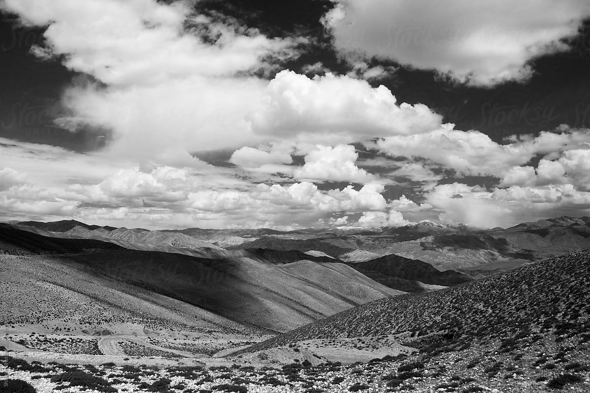 Landscape of Upper Mustang.