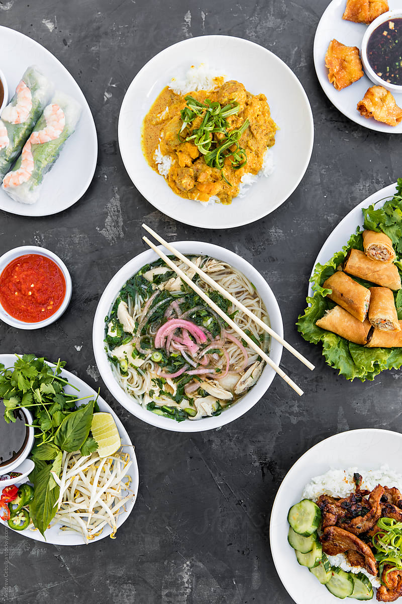 Table of Asian Cuisine