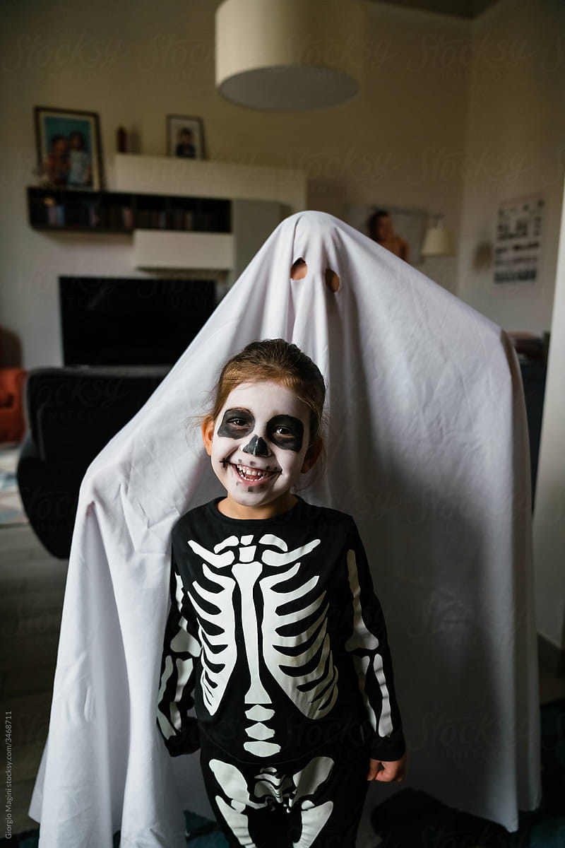 ghost makeup for kids