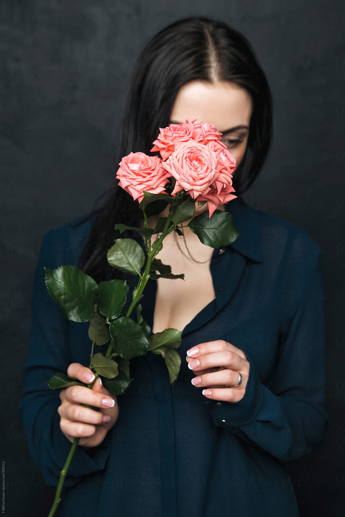 Girl With Rose By Stocksy Contributor Danil Nevsky Stocksy