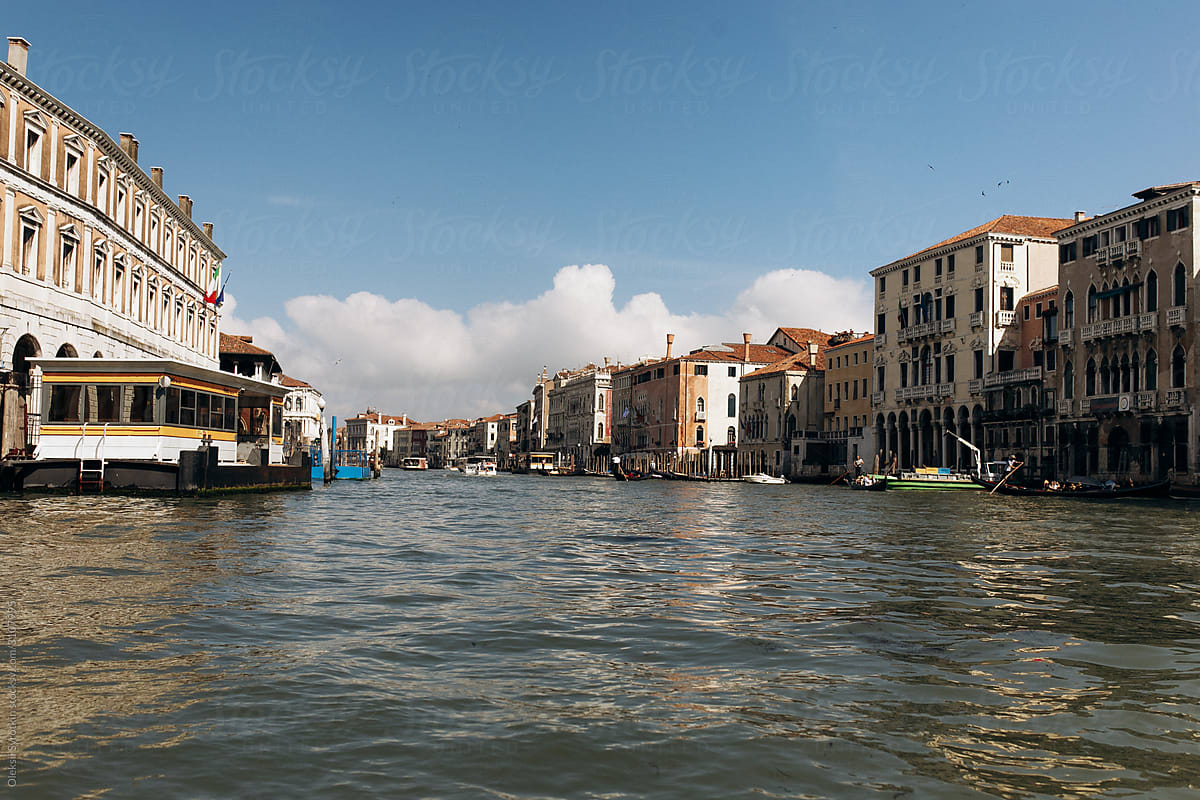 Canals on Venice.