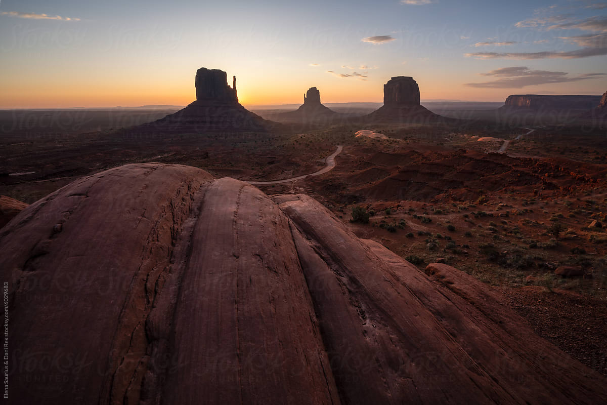 Monument Valley and rocks in Arizona