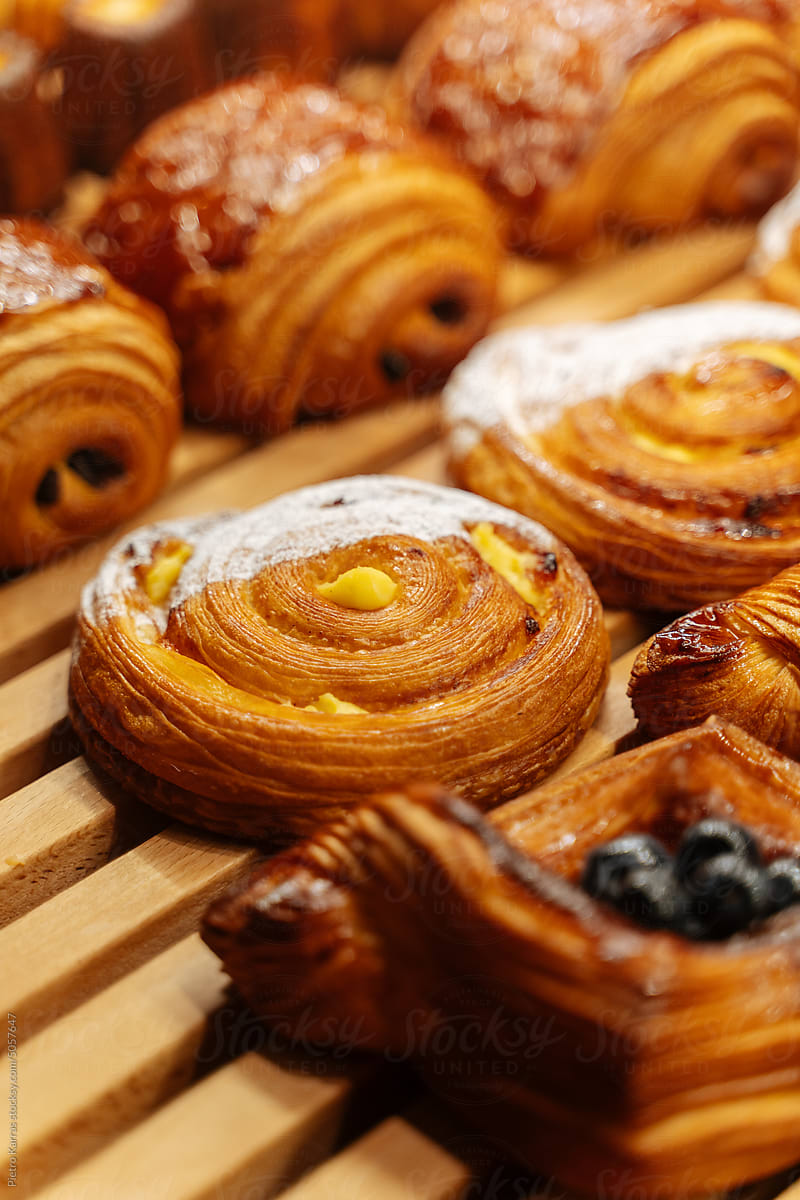 sweet pastry in display