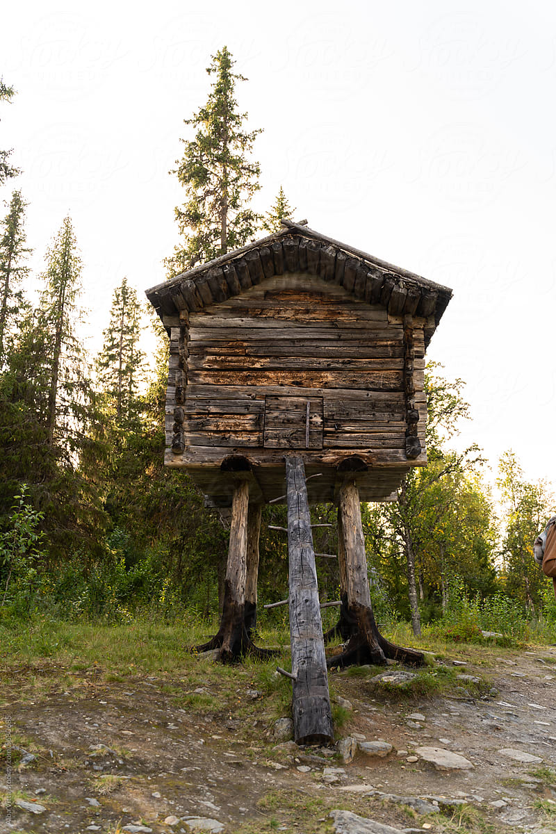 Sami hut in Lappland