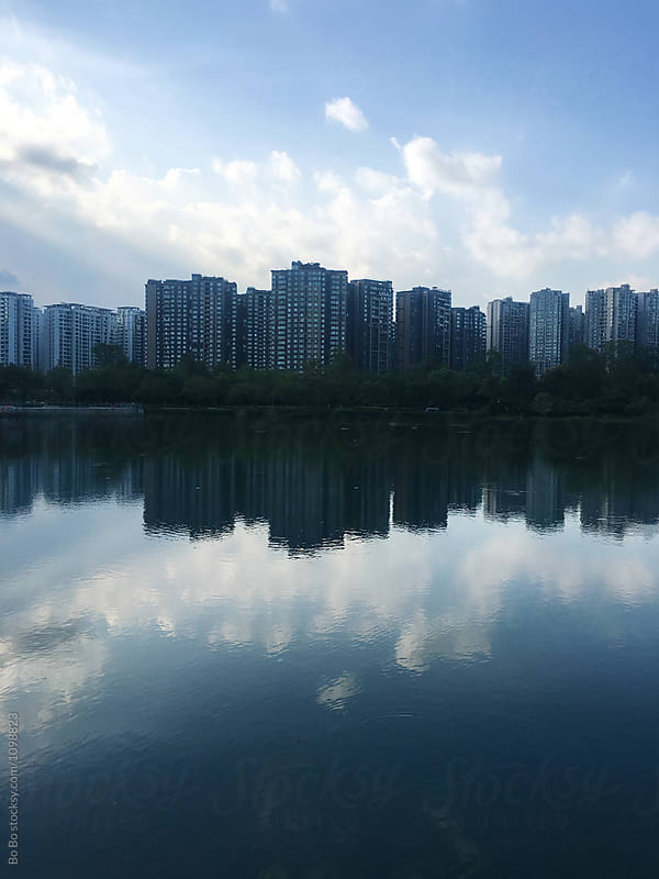 cityscape of Chengdu sichuan China