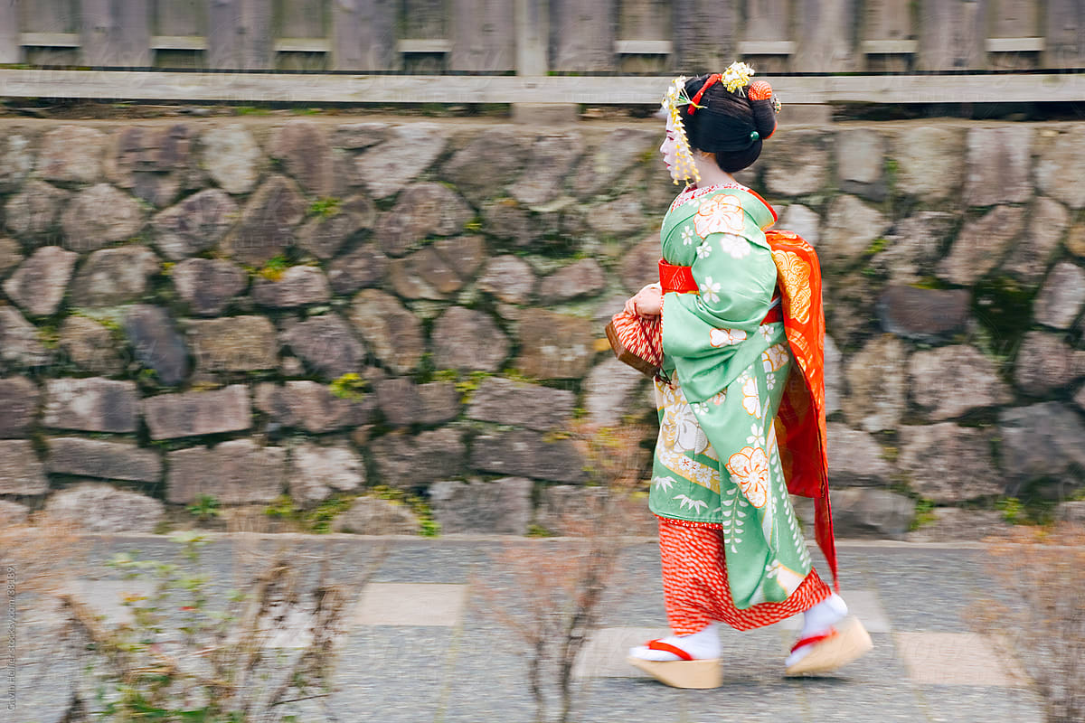 Japan, Honshu, Kansai Region, Kyoto, Geisha