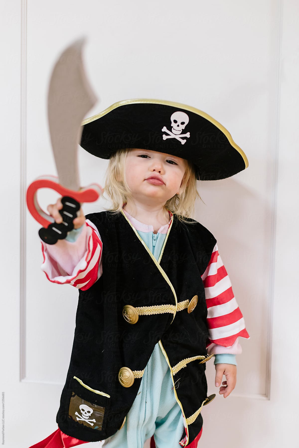 Child dressed in Pirate Costume