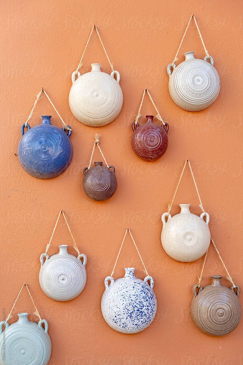 Traditional greek pottery in Crete