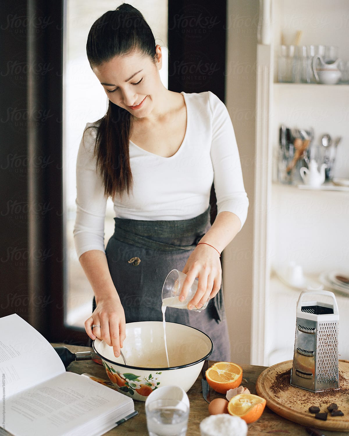 Smiling Woman Cooking By Stocksy Contributor Duet Postscriptum Stocksy 2280