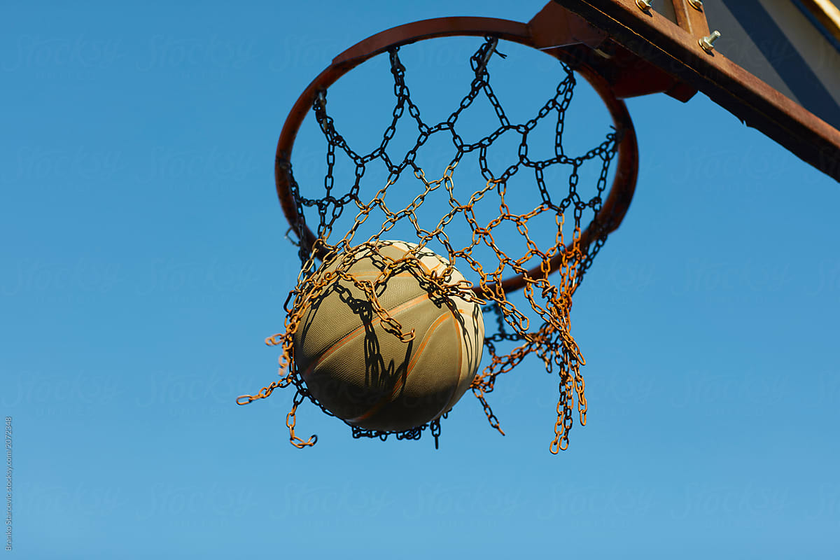 Ball in the basket.