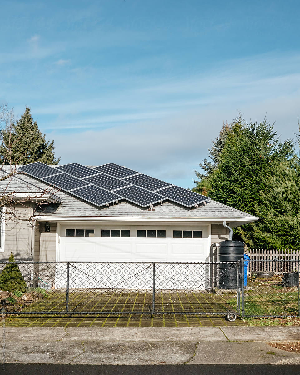 Solar Panels On House