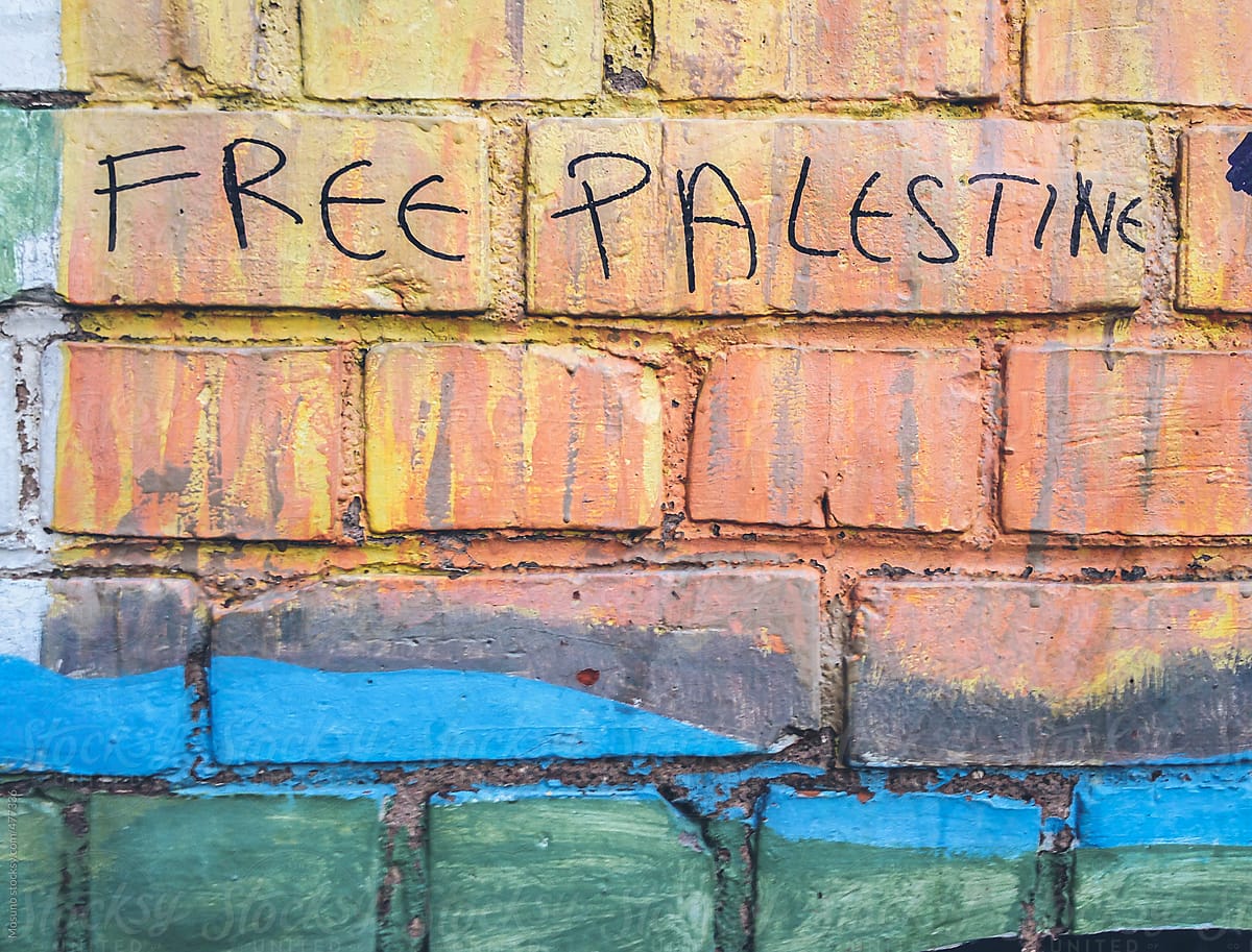 Free Palestine Graffiti