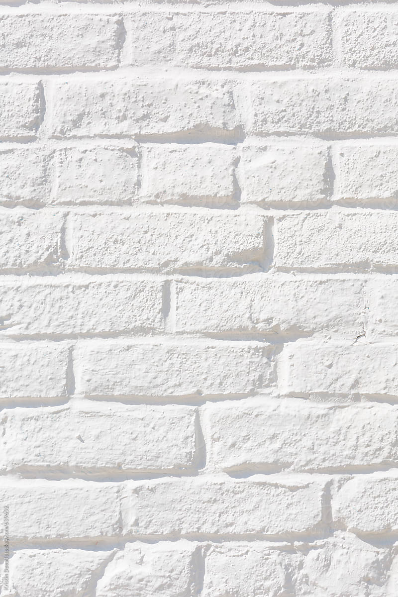 Blank White Brick Wall By Kristin Duvall Blank Copyspace
