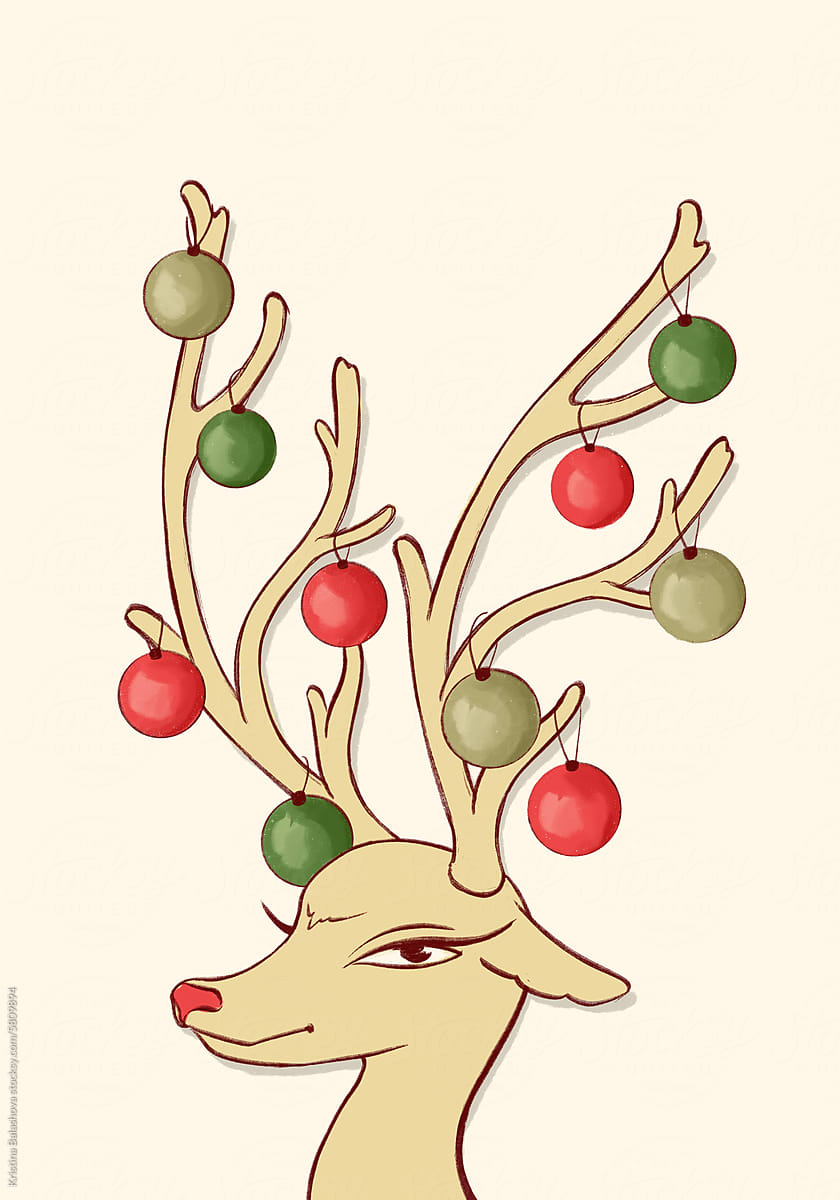 Christmas deer.