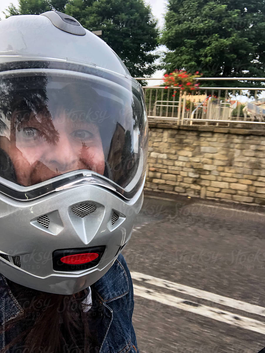 UGC selfie on motorbike