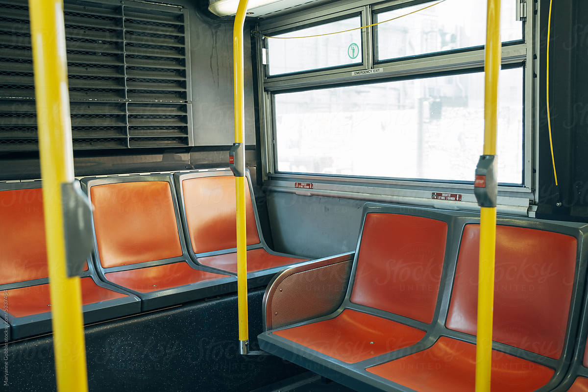 Empty Seats on a City Bus