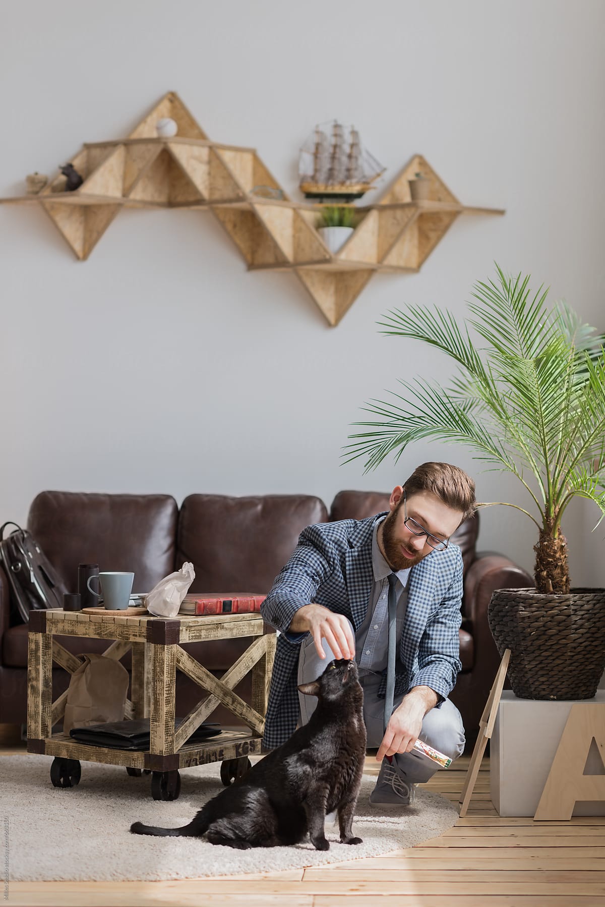 Man's Home Office