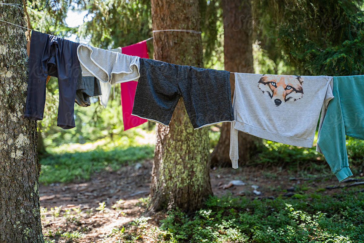 Laundry in nature
