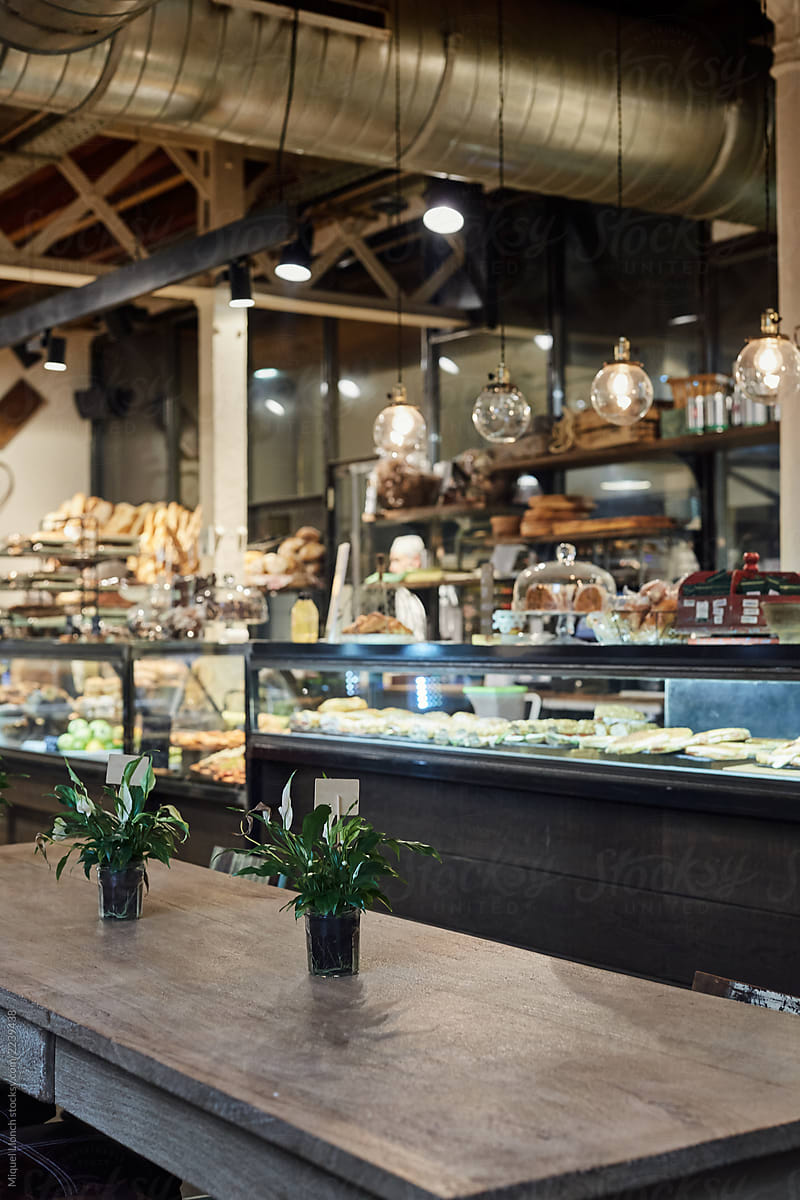  Interior Of A Traditional Bakery By Stocksy Contributor Miquel 