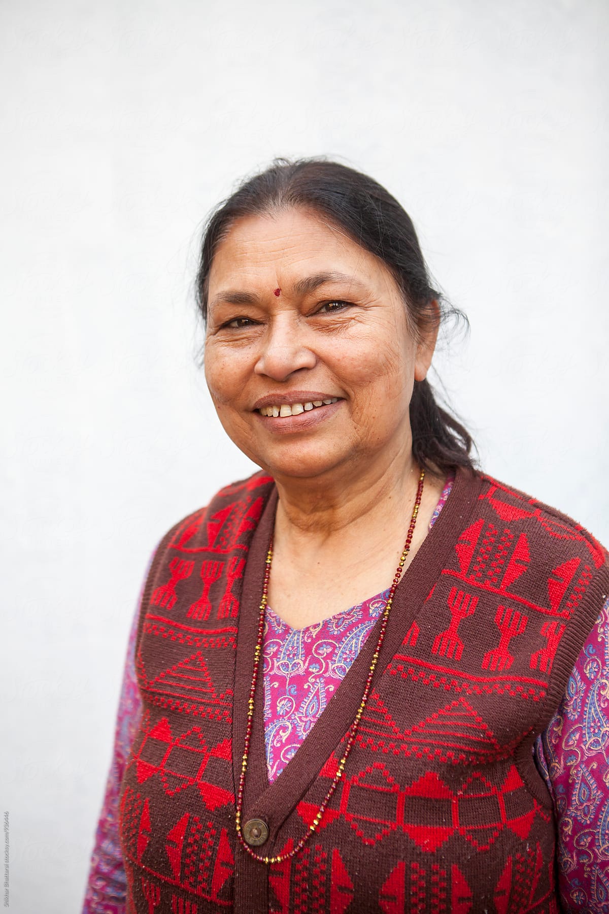 Portrait of a South Asian woman.