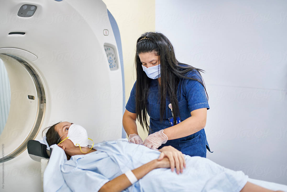 Medical Healthcare patient: hospital MRI medical exam