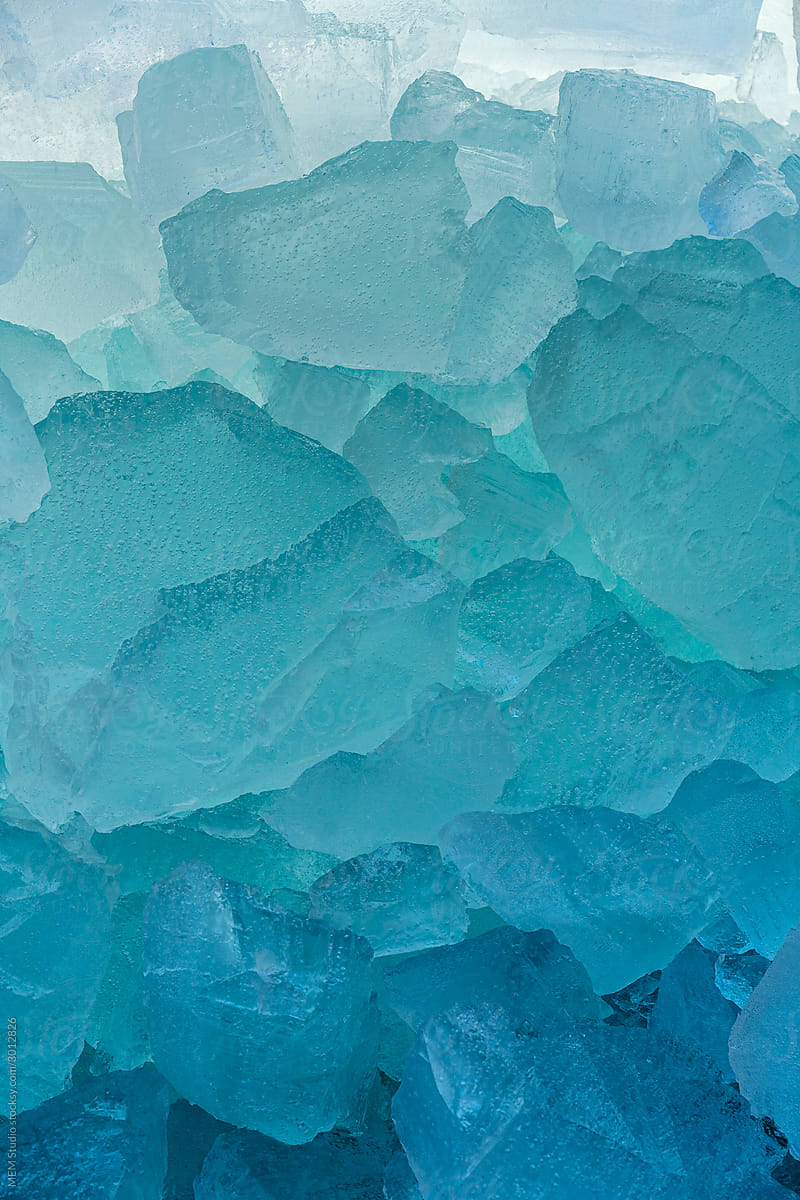 Colourful Abstract Ice Forms