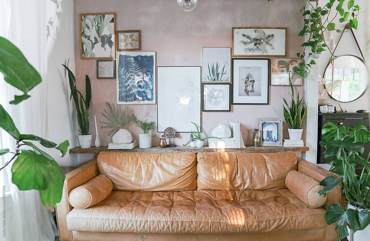 eclectic bohemian living room
