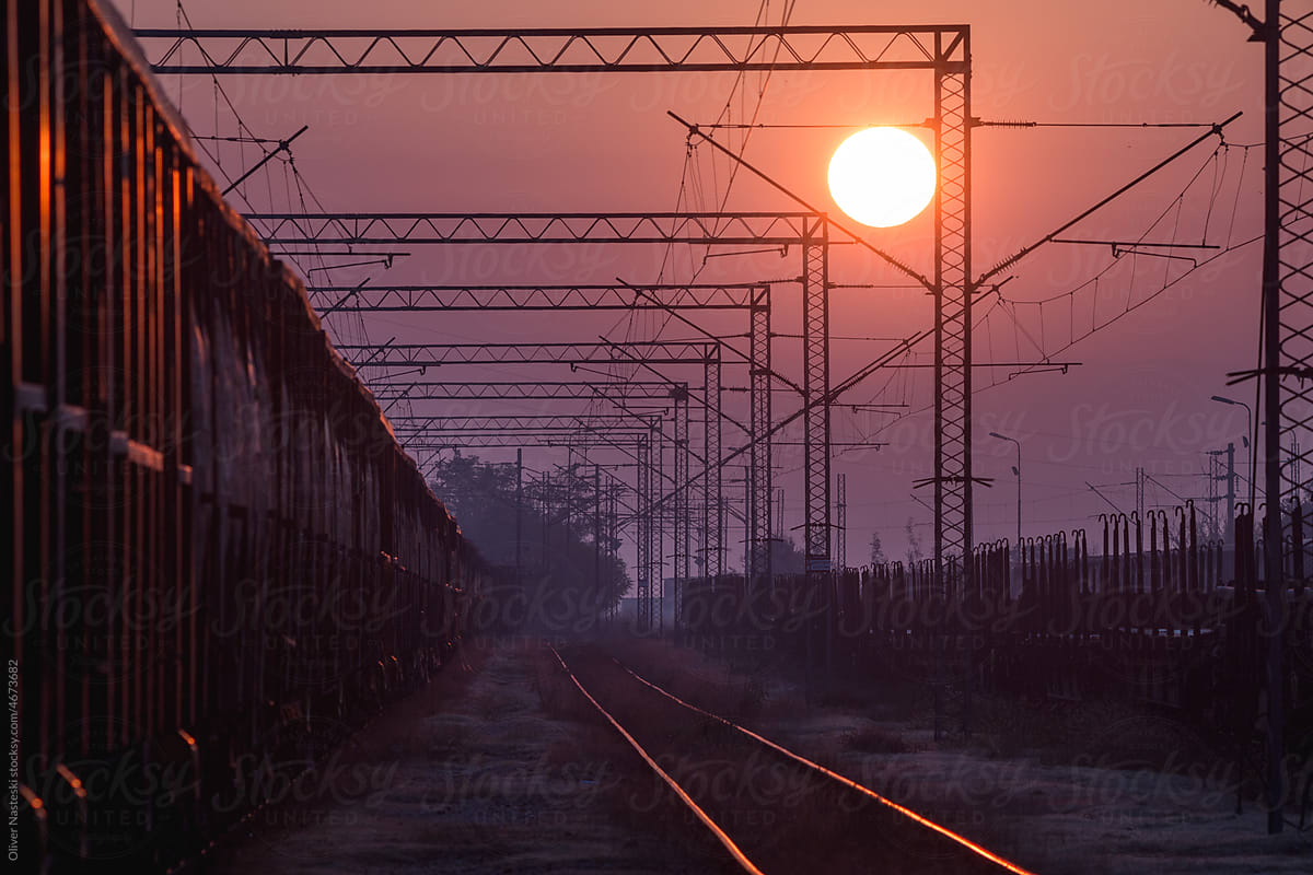 Sunrise at Railroad