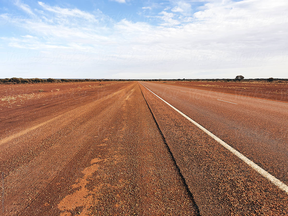 Outback road in Western Australia
