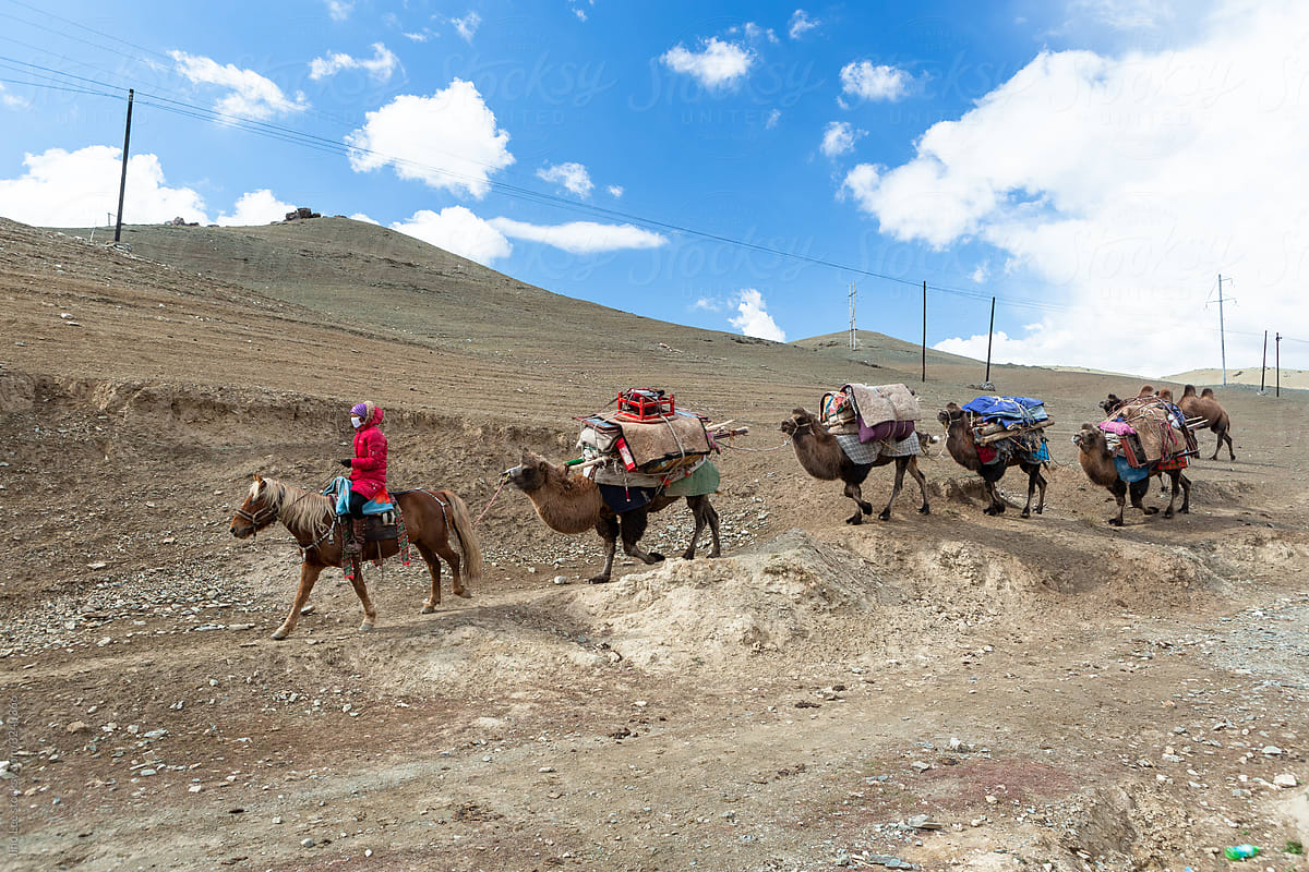 Nomads on the move in Xinjiang, China