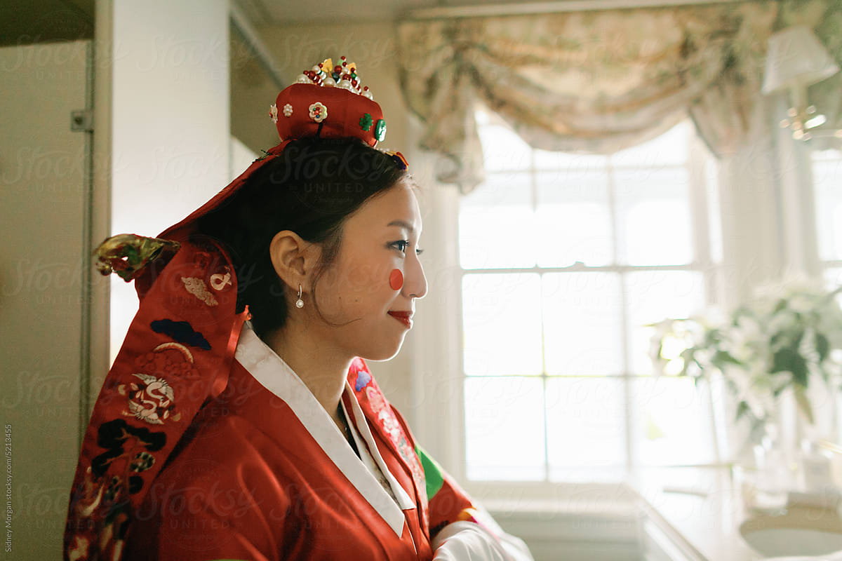 Korean Woman on her Wedding Day