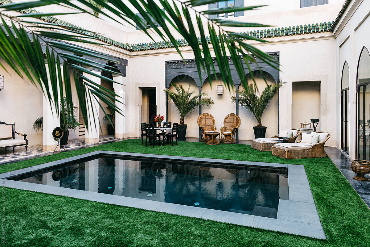 Moroccan Courtyard Pool