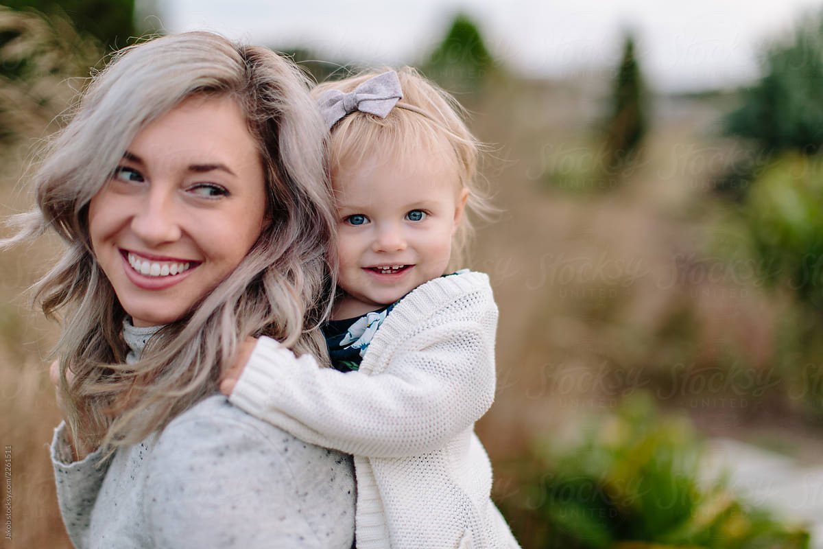 Portrait Of Mother And Young Daughter Together By Stocksy Contributor Jakob Lagerstedt Stocksy