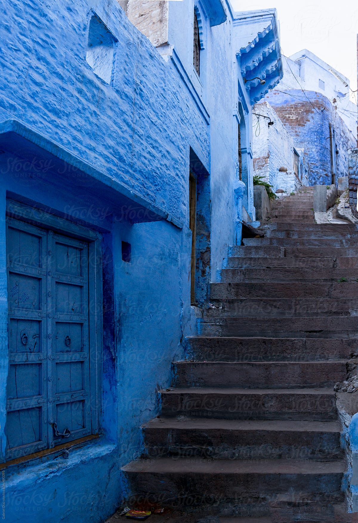 Streets in Jodhpur, the blue city. India.