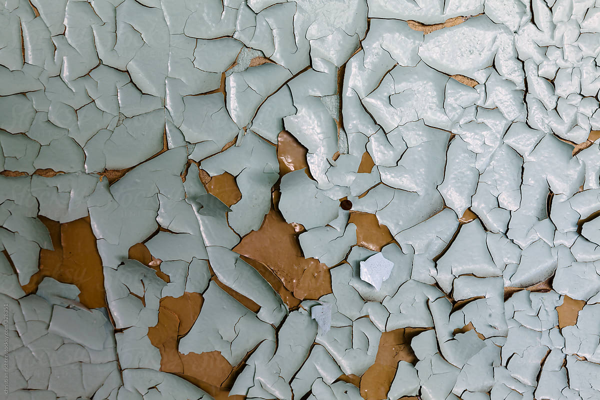 background with peeling paint