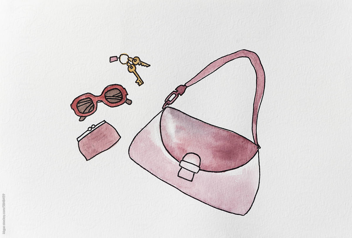 Handbag watercolor